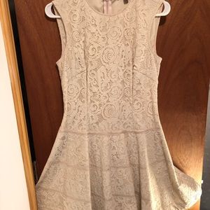 A line thick lace dress
